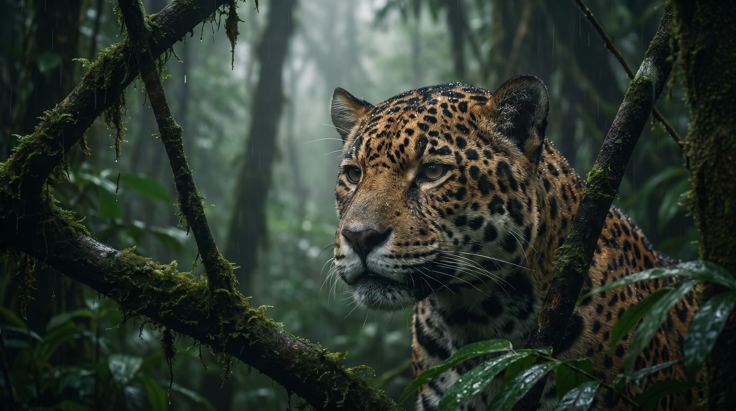 The Silent Jaguar Of Amazonia